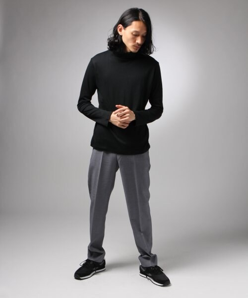 HARE（ハレ）の「タートルネックカットソー（トップス・メンズ・ホワイト×ブラック/オフホワイト/ブラック・S/M）」の14枚目の写真