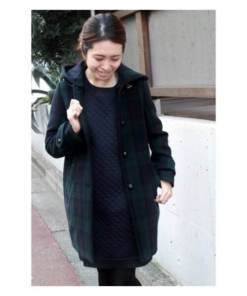 IENA（イエナ）の「メルトンノーカラーコートフードツキ（その他コート