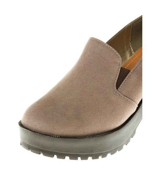 earth music&ecology（アースミュージックアンドエコロジー）の「〈サイズコンシェルジュ〉厚底スリッポンパンプス（パンプス・レディース・ブラック/ボルドー/モカ・25cm）」の4枚目の写真