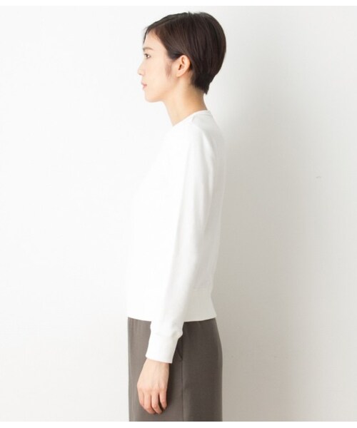 LE JUN（ルジュン）の「【先行予約】ソフトエアウラケラグランスウェット（Ｔシャツ/カットソー・レディース・グレー/ブルー系・F）」の4枚目の写真