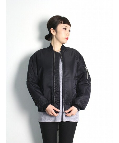 G.V.G.V. / ジーヴィージーヴィー | LACE UP MA-1 BLOUSON G.V.G.V. / ジーヴィージーヴィー | LACE UP MA-1 BLOUSON