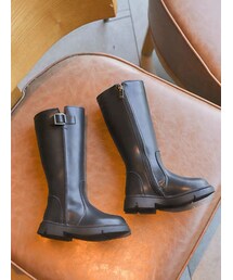 no brand（ノーブランド）の「long boots（ロンパース）」