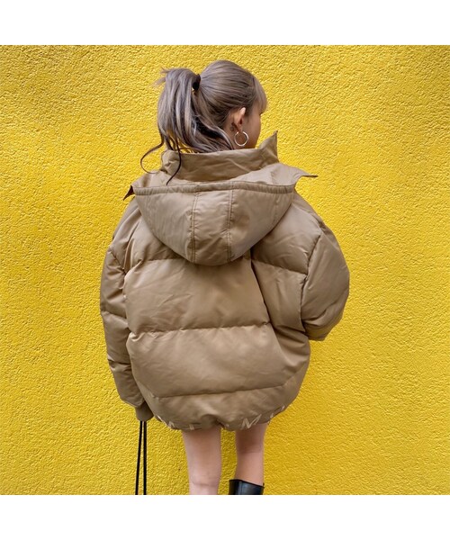 no brand（ノーブランド）の「中綿ブルゾン｢けつメル｣（ブルゾン・レディース・その他）」の6枚目の写真