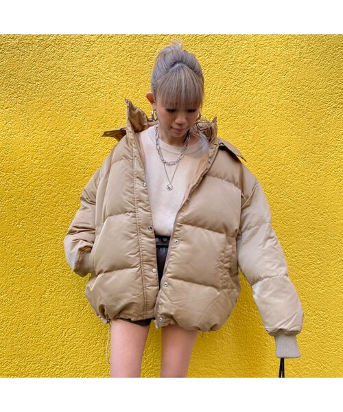 no brand（ノーブランド）の「中綿ブルゾン｢けつメル｣（ブルゾン・レディース・その他）」の5枚目の写真