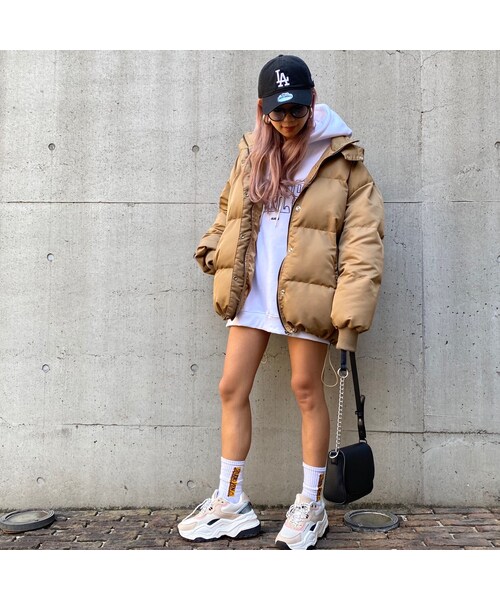 no brand（ノーブランド）の「中綿ブルゾン｢けつメル｣（ブルゾン・レディース・その他）」の12枚目の写真