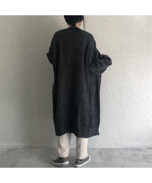 copine（コピン）の「もたっと袖！ケーブル編みニットカーディガン(2color)（ニット/セーター・レディース・その他）」の10枚目の写真