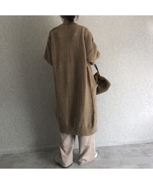 copine（コピン）の「もたっと袖！ケーブル編みニットカーディガン(2color)（ニット/セーター・レディース・その他）」の4枚目の写真