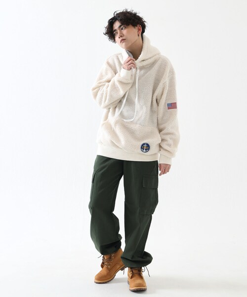 BOYSHE（ボーイシー）の「プルオーバーシープボアアノラックパーカー　クリーム（パーカー・レディース・その他）」の8枚目の写真