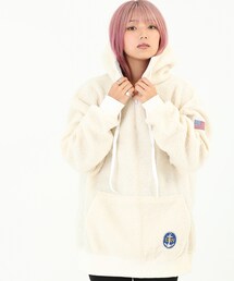 BOYSHE | プルオーバーシープボアアノラックパーカー　クリーム(パーカー)