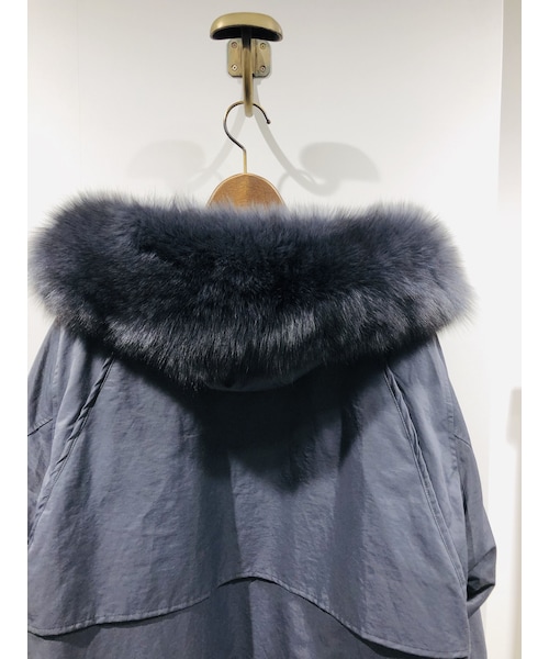 no brand（ノーブランド）の「ラクーンファー裏ボアコート（ポリーヌ