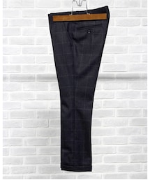 LOUNGE LIZARD | WINDOWPEN CHECK 9分スラックス(パンツ)