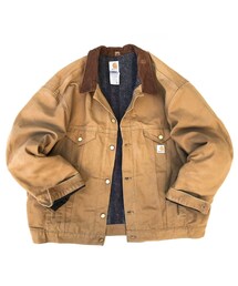 Made in USA / Carhartt / Blanket Lined Duck Jacket / Camel / Used