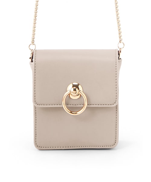 GRL（グレイル）の「2Wayチェーンショルダーミニバッグ（ショルダーバッグ・レディース・ブラウン/モカ/アイボリー/ベージュ/オフホワイト/カーキ/ボルドー/グリーン/ブラック/ライトグリーン/ブルー/ピンク・F）」の6枚目の写真