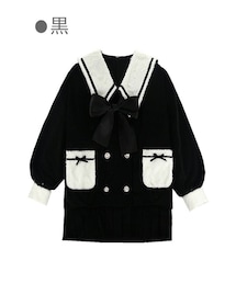 Bobon21 | 極暖裏起毛SETUP風セーラーBIGアウター-全２色-(ブルゾン)