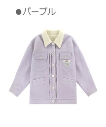 Bobon21 | 裏ボアオーバーサイズジャケット-全２色-(ムートンコート)