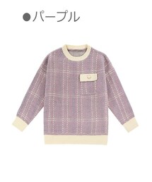 Bobon21 | クルーネックMIXカラーニット-全２色-(ニット/セーター)