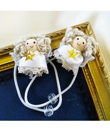 Handmade（ハンドメイド）の「エンジェルヘアゴム（ヘアゴム・キッズ）」