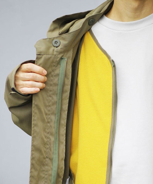 Leyline（レイライン）の「M-65 city mods coat｜Khaki（モッズコート・レディース・グリーン・Free）」の13枚目の写真