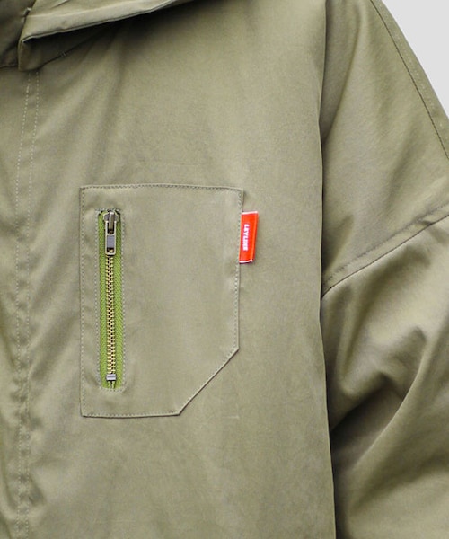 Leyline（レイライン）の「M-65 city mods coat｜Khaki（モッズコート・レディース・グリーン・Free）」の14枚目の写真