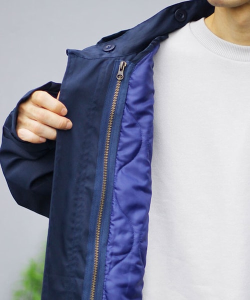 Leyline（レイライン）の「M-65 city mods coat｜Navy（モッズコート・レディース・ブルー・Free）」の12枚目の写真