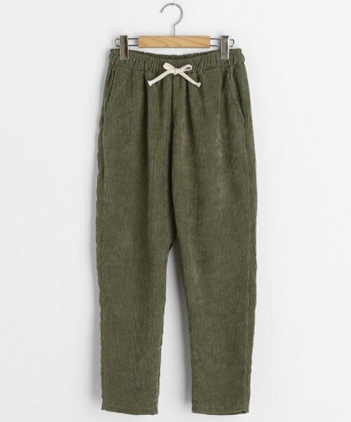DHOLIC（ディーホリック）の「コーデュロイイージーパンツ（その他パンツ・レディース・ホワイト/グリーン/ブラウン/ブラック/ピンク・FREE）」の4枚目の写真