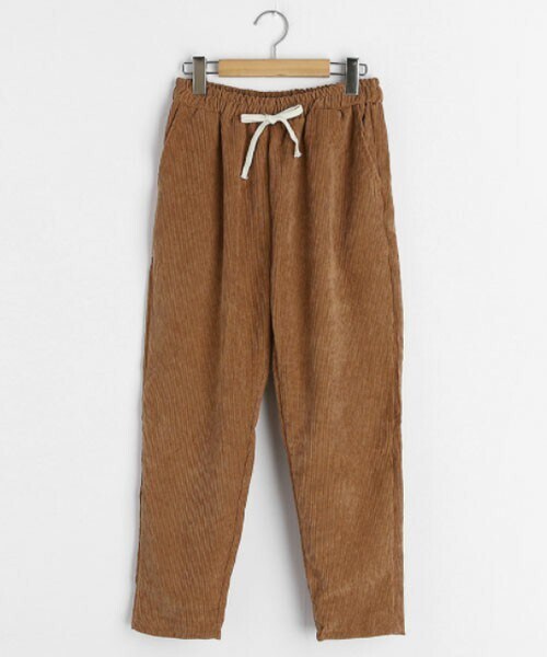 DHOLIC（ディーホリック）の「コーデュロイイージーパンツ（その他パンツ・レディース・ホワイト/グリーン/ブラウン/ブラック/ピンク・FREE）」の3枚目の写真