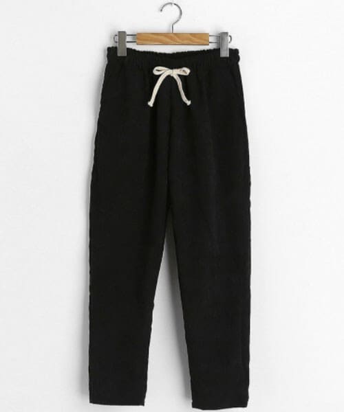 DHOLIC（ディーホリック）の「コーデュロイイージーパンツ（その他パンツ・レディース・ホワイト/グリーン/ブラウン/ブラック/ピンク・FREE）」の2枚目の写真