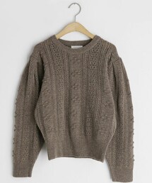 DHOLIC | テクスチャーパンチングニット(ニット/セーター)
