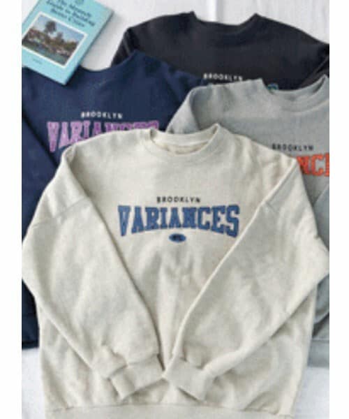 DHOLIC STYLE（ディーホリックスタイル）の「[66girls]NYCロゴスウェット（スウェット・レディース・グレー/ブラック/ホワイト/ブルー・FREE）」の4枚目の写真