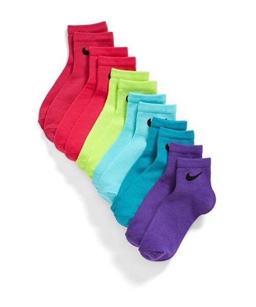 Nike,Nike Cushioned Quarter Socks (6 
