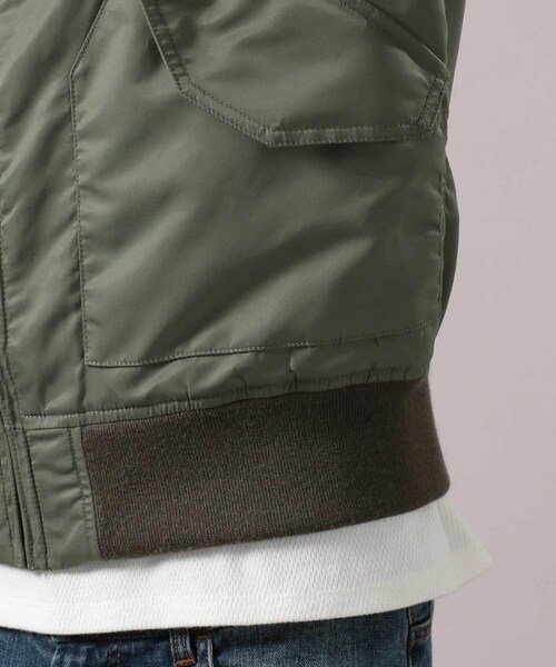 AVIREX（アヴィレックス）の「CWU 36P VX-31（ジャケット/アウター・メンズ・BLACK/SAGE・M, L, XL, XXL, F）」の7枚目の写真