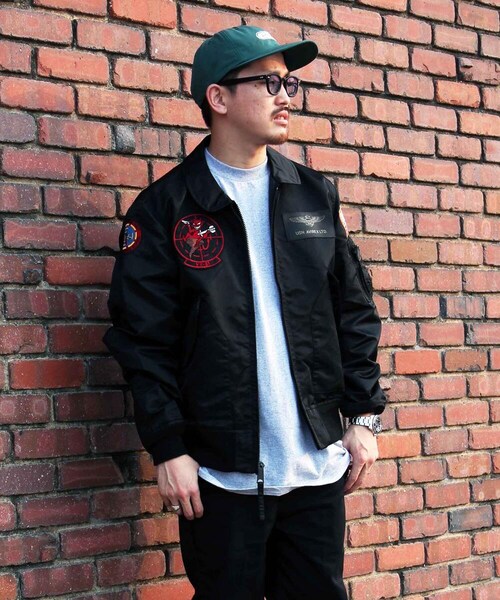 AVIREX（アヴィレックス）の「CWU 36P VX-31（ジャケット/アウター・メンズ・BLACK/SAGE・M, L, XL, XXL, F）」の10枚目の写真