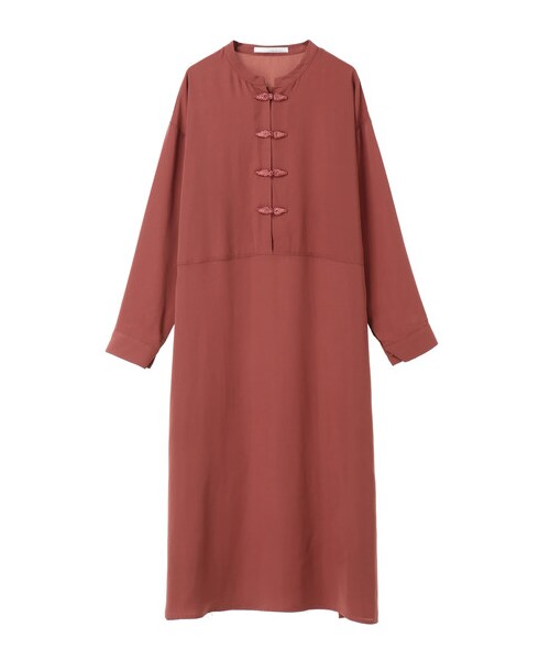 Green　Parks（グリーンパークス）の「【Special Price】・ELENCARE DUE チャイナワンピース（ワンピース/ドレス・ブラック/ベージュ/テラコッタ・F）」の17枚目の写真