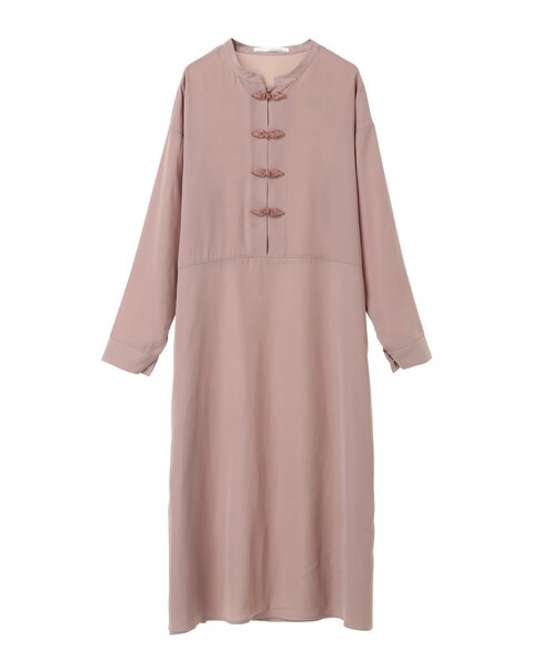 Green　Parks（グリーンパークス）の「【Special Price】・ELENCARE DUE チャイナワンピース（ワンピース/ドレス・ブラック/ベージュ/テラコッタ・F）」の13枚目の写真