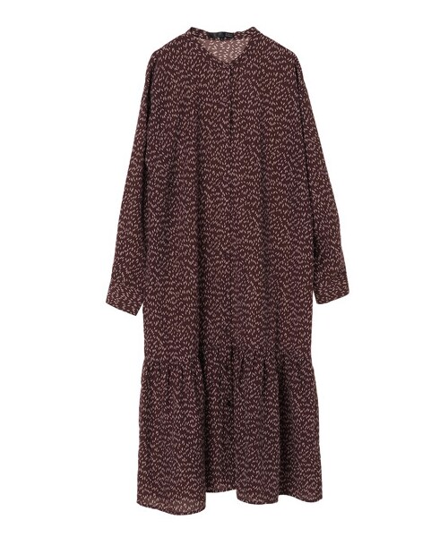 Green Parks(グリーンパークス)の「・SUGAR SPOON バンドカラーパターンワンピ(ワンピース/ドレス・ブラック/グレーベージュ/ブラウン・F)」の14枚目の写真