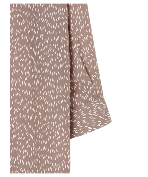 Green Parks(グリーンパークス)の「・SUGAR SPOON バンドカラーパターンワンピ(ワンピース/ドレス・ブラック/グレーベージュ/ブラウン・F)」の10枚目の写真