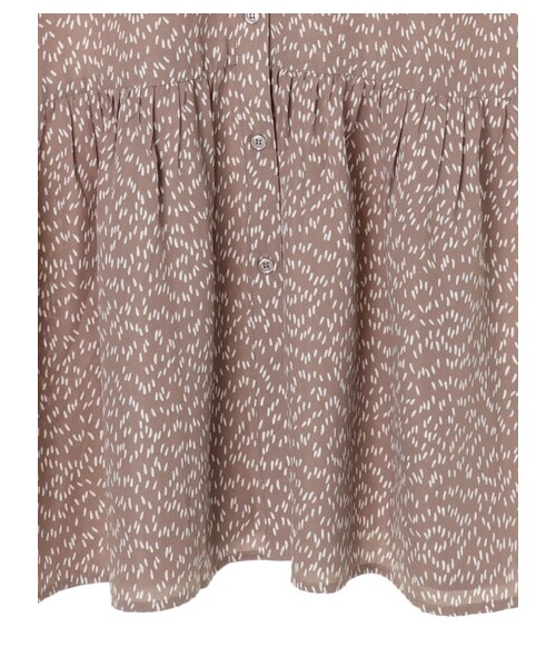 Green Parks(グリーンパークス)の「・SUGAR SPOON バンドカラーパターンワンピ(ワンピース/ドレス・ブラック/グレーベージュ/ブラウン・F)」の11枚目の写真