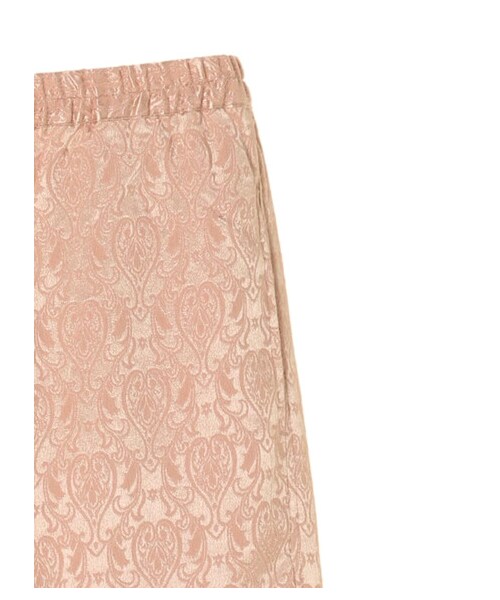 Green　Parks（グリーンパークス）の「・SUGAR SPOON サテンジャガードパンツ（パンツ・アイボリー/ピンク/ベージュ/グリーン・F）」の12枚目の写真