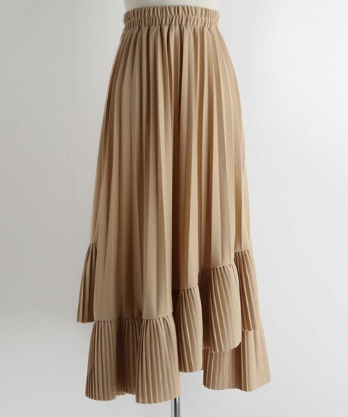 Dholic ディーホリック の アンバランスヘムプリーツスカート スカート Wear