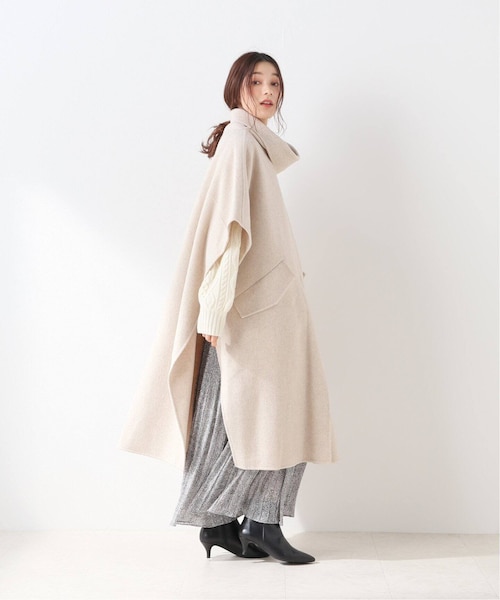 VSLE ヴィスル WOOL MUFFLER HANDMADE コート ポンチョ VSLE ヴィスル WOOL MUFFLER HANDMADE コート ポンチョ
