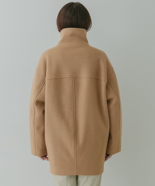 KBF（ケイビーエフ）の「KBF+ 立領繭型中長版大衣（ジャケット/アウター・レディース・象牙白/膚色/黑色・one）」の18枚目の写真