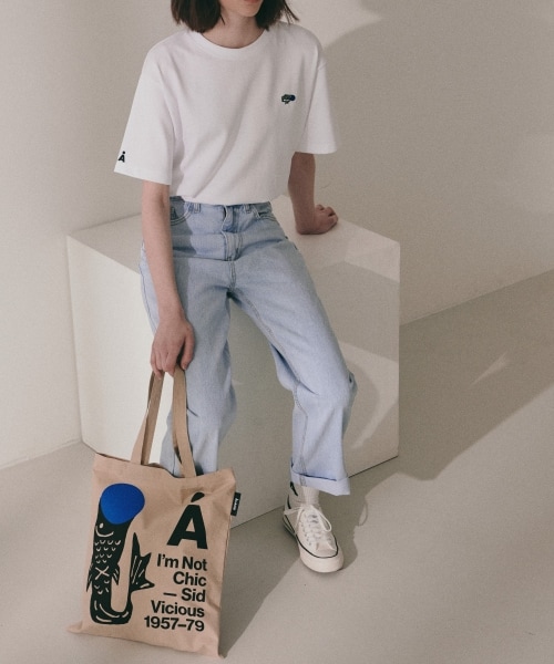 ALAND（エーランド）の「ALAND／NEW FISH ECO BAG（バッグ・レディース・アイボリー(01)/ベージュ(50)/ブルー(88)・ONE SIZE）」の7枚目の写真