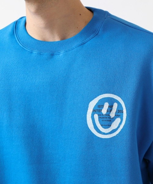 ALAND（エーランド）の「ISTKUNST／スマイルロゴプルオーバー（トップス・ホワイト()/ブラック()/ブルー()）」の15枚目の写真