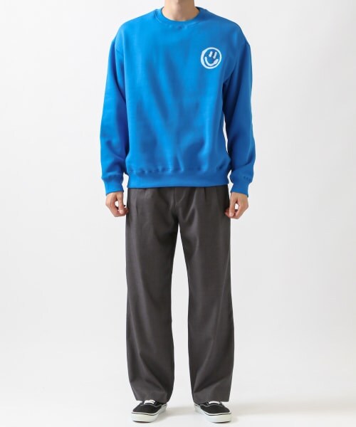 ALAND（エーランド）の「ISTKUNST／スマイルロゴプルオーバー（トップス・ホワイト()/ブラック()/ブルー()）」の9枚目の写真