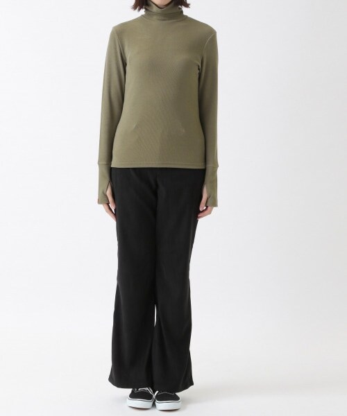 ALAND（エーランド）の「citybreeze／ロゴシンプルタートルネック（トップス・レディース・ホワイト(05)/ブラック(09)/チャコール(19)/カーキ(78)・FREE）」の21枚目の写真