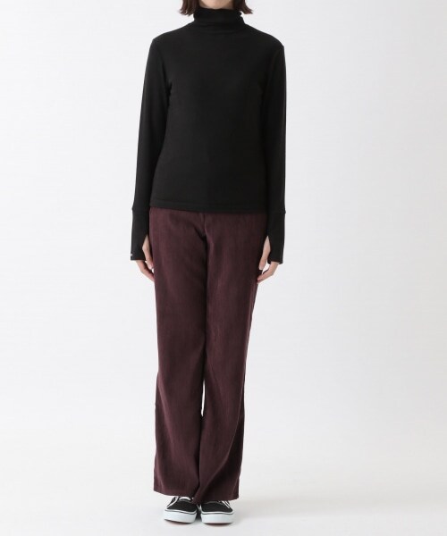 ALAND（エーランド）の「citybreeze／ロゴシンプルタートルネック（トップス・レディース・ホワイト(05)/ブラック(09)/チャコール(19)/カーキ(78)・FREE）」の14枚目の写真