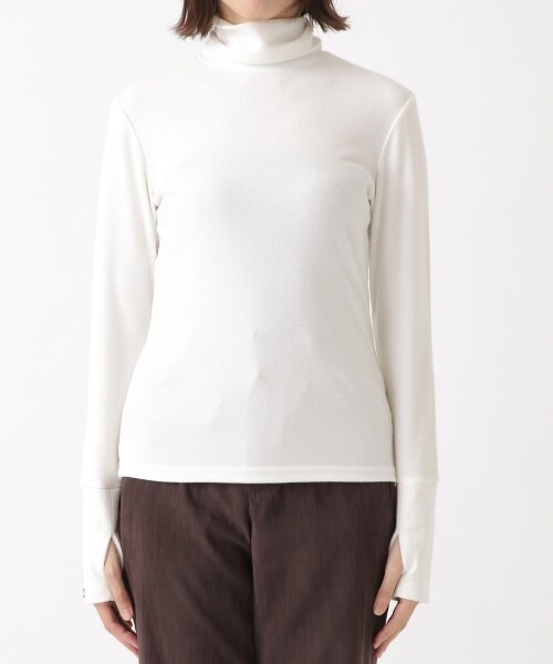 ALAND（エーランド）の「citybreeze／ロゴシンプルタートルネック（トップス・レディース・ホワイト(05)/ブラック(09)/チャコール(19)/カーキ(78)・FREE）」の12枚目の写真