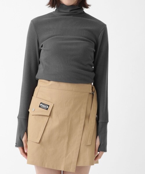 ALAND（エーランド）の「citybreeze／ロゴシンプルタートルネック（トップス・レディース・ホワイト(05)/ブラック(09)/チャコール(19)/カーキ(78)・FREE）」の18枚目の写真