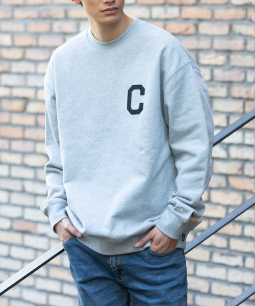 ALAND(エーランド)の「COVERNAT/Cロゴクルーネックプルオーバー(トップス・レディース・アイボリー(08)/ブラック(09)/グレー(15)/レッド(35)/ブラウン(50)/グリーン(75)/ライトブルー(83)・S/M/L/XL)」の10枚目の写真