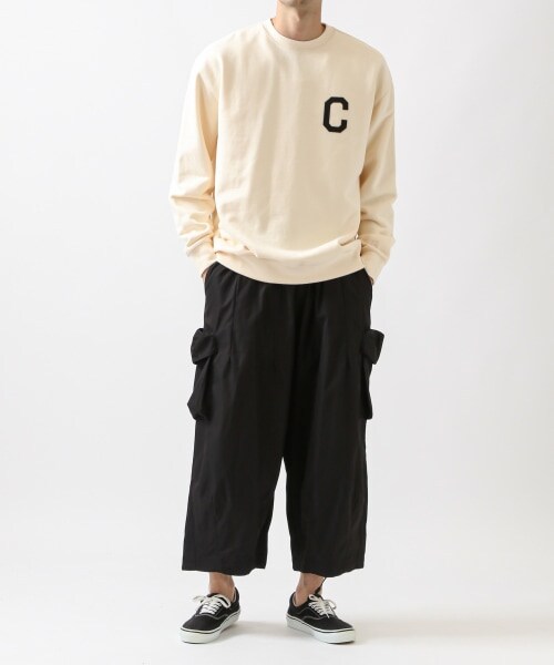 ALAND(エーランド)の「COVERNAT/Cロゴクルーネックプルオーバー(トップス・レディース・アイボリー(08)/ブラック(09)/グレー(15)/レッド(35)/ブラウン(50)/グリーン(75)/ライトブルー(83)・S/M/L/XL)」の18枚目の写真